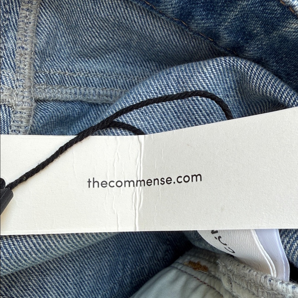 Commense Contract side Striped wide leg jeans - Picture 6 of 7